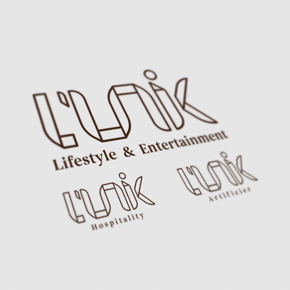 L'UNIK, Logotype et Déclinaisons